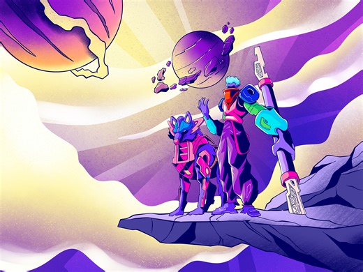 Sci-Fi Storytelling Illustration Design