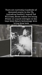 145 frozen people are waiting to be resurrected in the Arizona desert. They are frozen inside a thermal sleeping bag immersed in liquid nitrogen in an aluminum pod that they share with three other preserved humans within a giant vacuum flask known as a dewar. #creepy #strange #fyp #arizona #frozen #freeze #cryo #forever #livelife | The Strangest