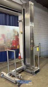 💪 Heavy-duty lifting built for food processing. MTC HLC-1 Cart Lift / Column Dumper (Item #10722) is engineered for safe, efficient handling of bulk product in demanding production environments. ✔️ Up to 800 lb capacity — ideal for 400 lb & 600 lb buggies ✔️ Portable base with left-hand discharge for flexible plant layouts ✔️ All stainless steel, Made in the USA for hygienic operation and long-term durability Featuring a vertical lift column with integrated safety guards and a controlled discha