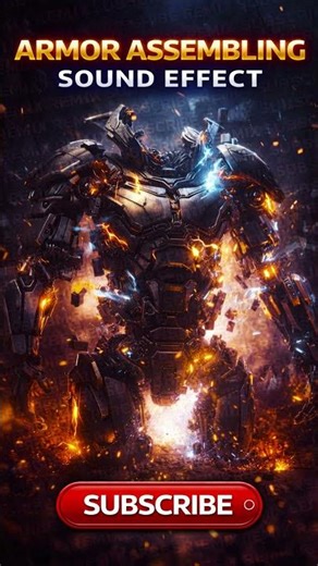 Armor Assembling Sound Effect ⚙️ | Cinematic Mech Build SFX
