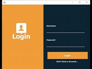 How to create #Modern #Login And #Sign Up from in #Java using #NetBeans Part 2