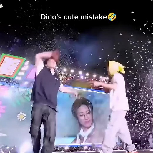 Dino's Funny Mistake on Stage with Seventeen