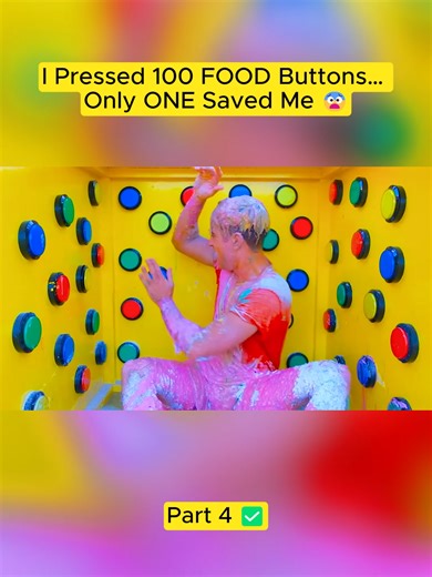 I Pressed 100 Food Buttons: Only One Saved Me!