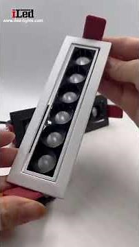 Mini Recessed LED Linear Downlight with High Quality Reflector for Hotel Lighting