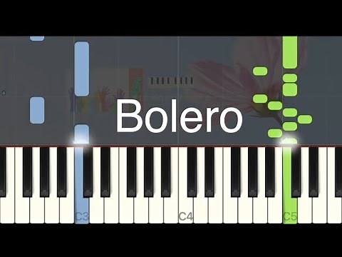 Ravel - Bolero - Easy piano tuto