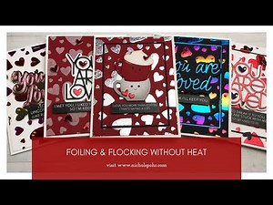 Foiling & Flocking Without Heat (Simon Says Stamp)