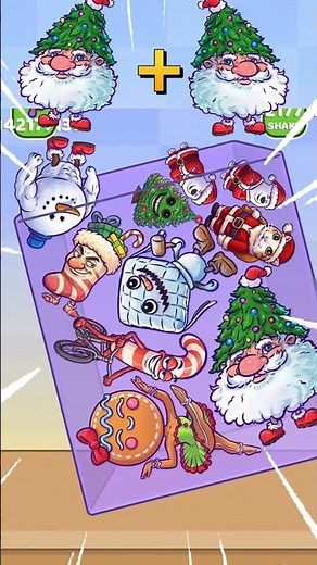 Merge Fellas XMAS Brainrot 2 BOSS SANTA#mergefellas #mergefellashighlights #vecna