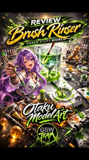 Otaku Model Art | l Brush Rinser di Green Stuff World è uno di quegli strumenti che sembrano semplici… ma quando inizi a usarlo ti chiedi come facevi prima 😅... | Instagram