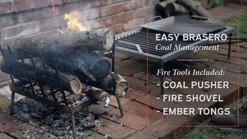 Argentine Grill - Argentinian Grills - Santa Maria Grill - Argentinian Parrilla Set with all Tools Included - BBQ Parrillas Asado