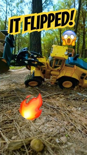 RC Volvo Loader OVERLOAD! 😱 Flips!