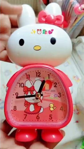 Unboxing Cute Hello Kitty Clock ✨️⏰💕 #goviral #diy #aesthetic #aestheticstatus #hellokitty #foryou