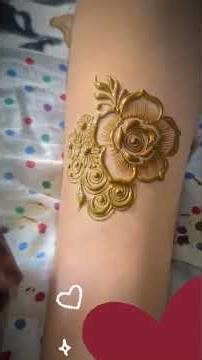 Simple Henna Design | Step by Step ✨ #easymehndidesigns #mehndidesigns2025 #mehndidesignsimple