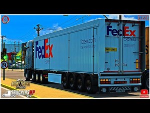 🔴 Delivering Ultra Realistic FedEx Cargo Through Europe || ETS 2 || Live || Episode 151 || SPO