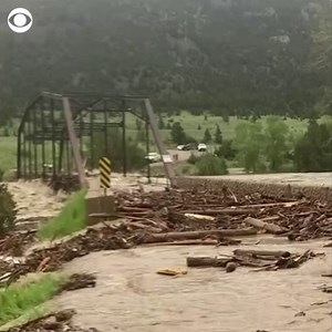 228K views · 4.6K reactions | "That was our way home." Visitors at Yellowstone National Park watched as a bridge was swept away after severe flooding on Monday. https://cbsn.ws/3MPOK4K | CBS News | Facebook