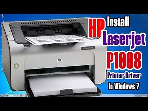 How to Download & Install HP LaserJet P1008 Printer Driver in Windows 7 PC or Laptop