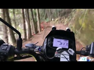 スズキ Ｖストローム２５０ＳＸで、林道を走って来ました。