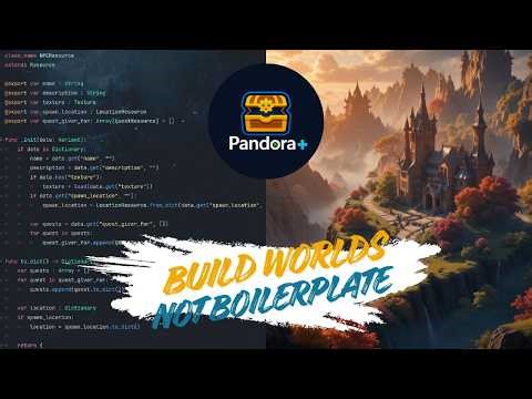 Stop Rewriting RPG Systems in Godot – Introducing Pandora+