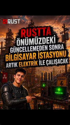 Rust's upcoming update will bring electricity to the computer workstation! Big Nerf is coming!
