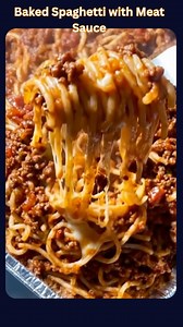 650K views · 4.9K reactions | Baked Spaghetti with Meat Sauce | Sophia’s Easy Recipes | Facebook