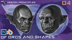 DESIGN PRINCIPLES | Applying Shape Language Theory To Create Different Orc Characters | BlenderNation Bazaar