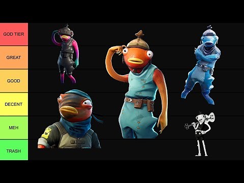 Ranking EVERY FISHSTICK SKIN in Fortnite (Tierlist)
