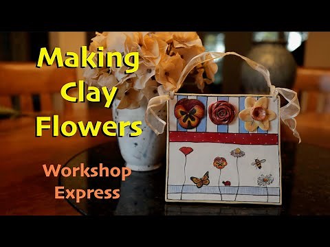 How To Make Pottery Clay Flowers