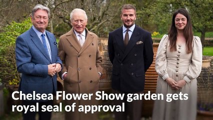 Chelsea Flower Show garden gets royal seal of approval