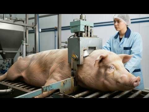Inside A Pig Processing Factory | How Pigs Are Turned Into Sausages (Full Process) #porkprocessing