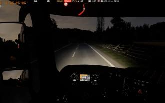 欧洲卡车模拟2，ETS2LA自动驾驶 4K高画质实录全程