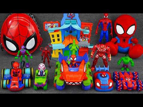 Marvel Spiderman Toys Unboxing Review | VenomVersus Dino-Webs Crawler Toy Car vs Amazing City Track