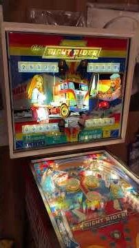 1970's Bally Night Rider EM Pinball Machine Play