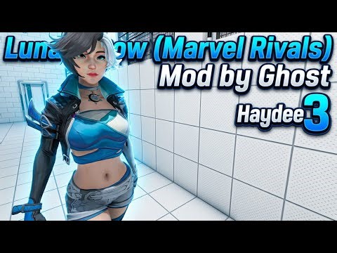 Luna Snow (Marvel Rivals) Mod by Ghost | Haydee 3 | Haydee Redux - White Zone, Hardcore, Gameplay