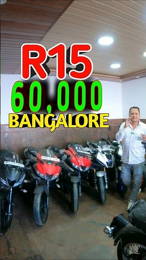 R15 Only 60,000 Bangalore Best Second Hand Bike showroom #cytour #sagarAutomobiles