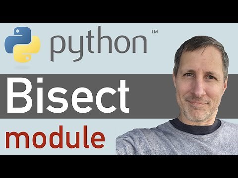 Python Bisect Module tutorial | fast insertion into sorted lists