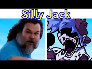 FNF SILLY JACK - Silly Billy But Jack Vs Steve ( Minecraft The Movie Remix)