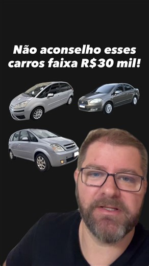 Lucas Faccina on Instagram: "Esses carros na faixa dos R$ 30 mil você passa longe hein! Não inventa moda que vai te dar dor de cabeça!"