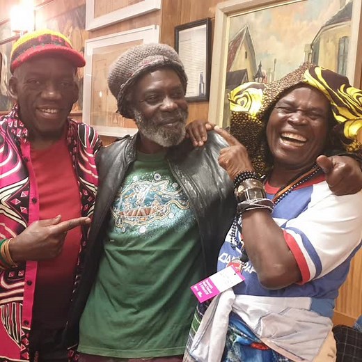 Looking forward to catching up and supporting my mates the Witch as a special guest at Melbourne Recital Centre on the 14 of November (left- Patrick Mwondela, right-Jagari Chanda) #music #zamrock #zambia #australia #musician #roots | Larry Maluma