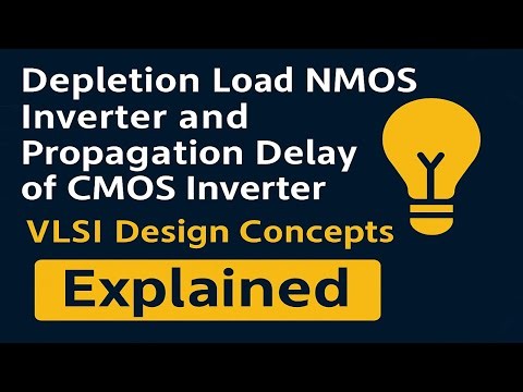 Depletion Load NMOS Inverter and Propagation Delay of CMOS Inverter | VLSI Design Concepts Explained
