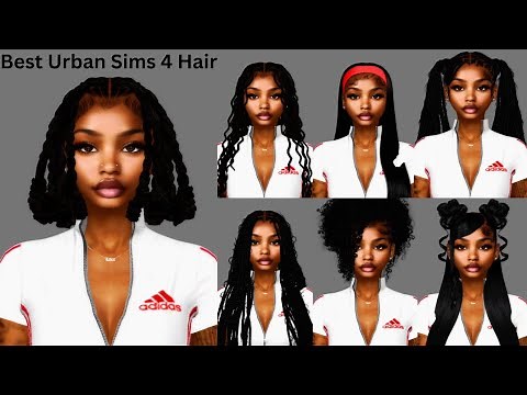 Sims 4| Best Urban Sims 4 Hair| CC Links Included|