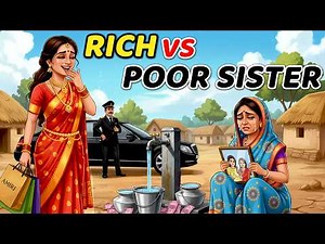 Rich Vs Poor Sister | Moral Stories in English | Life Lesson | Learn English | Bedtime Stories