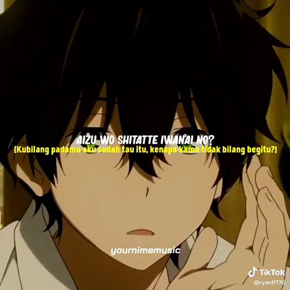 #anime #hyouka #saysojapanese #rainych #dojacat #lyrics #lyricsindo #fyp #fypシ