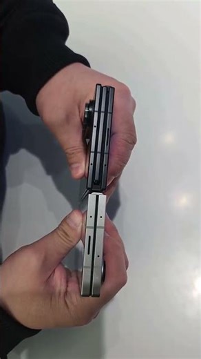 Samsung trifold thickness vs fold6 thickness #samsungtrifold