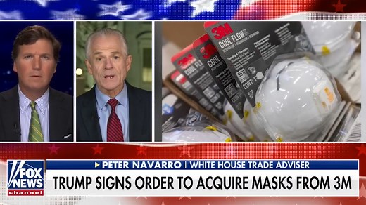 3M will continue to export masks to Canada: White House trade adviser Peter Navarro