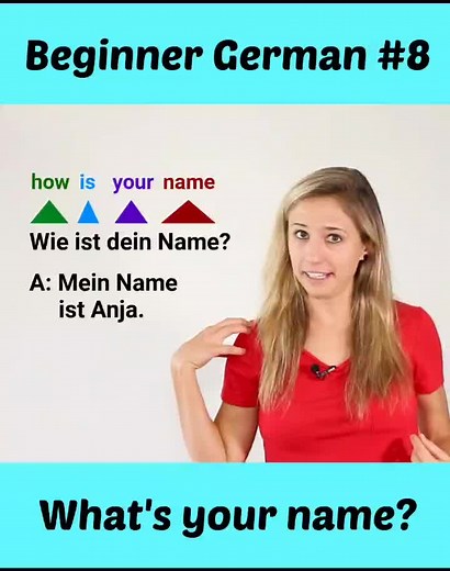 More ways asking German for their name 🇩🇪 (German Lesson #8) Check out my longer videos on YouTube, If you like to learn more! #learngerman