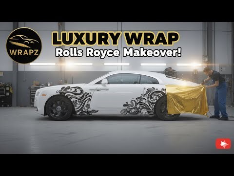 Transforming a Rolls Royce with a Bespoke Classic Wrap | Free Custom Car Wrap Design
