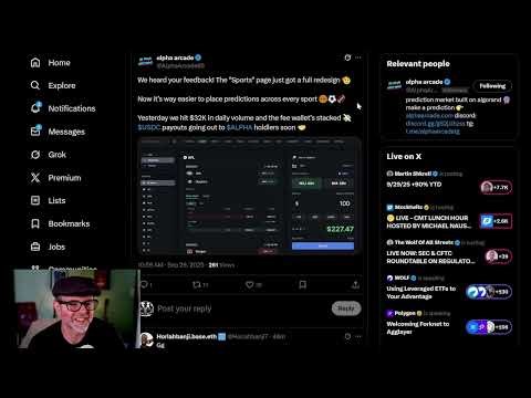 Algorand's Alpha Arcade prediction market just launched a major update