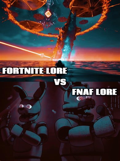 Fortnite Lore vs FNAF Lore Edit 🔥 Which One Wins? | #popular #viral #edit #fnaf #shorts