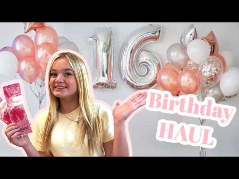 16th Birthday Haul 🎉