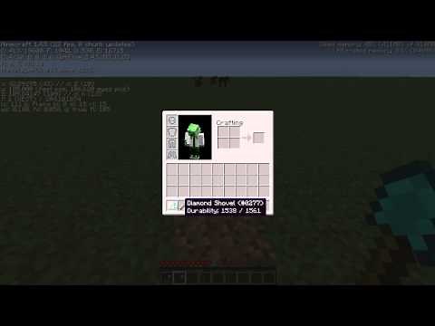 Minecraft Tutorials Ep. 1 How to find your tools durability