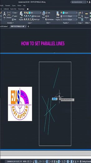 HOW TO SET PARALLEL LINE